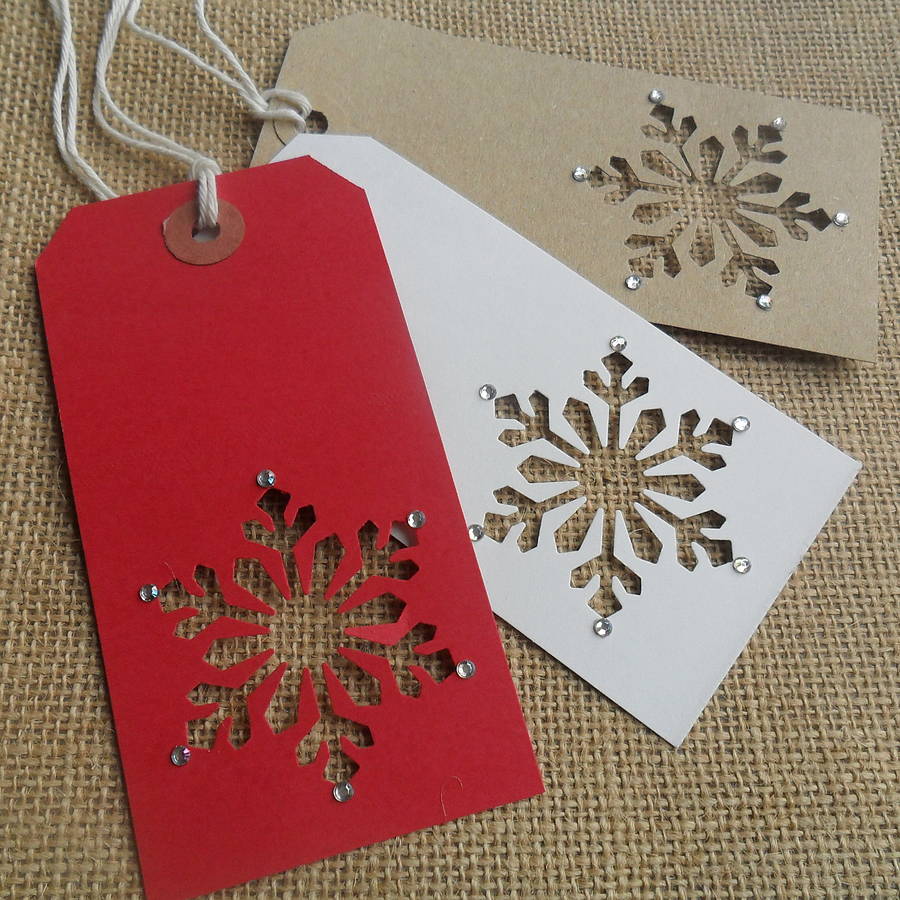 Snow Flake tags