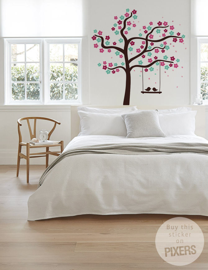 Murals and wall stickers can make all the difference - and at an affordable rate! Source: Pixers